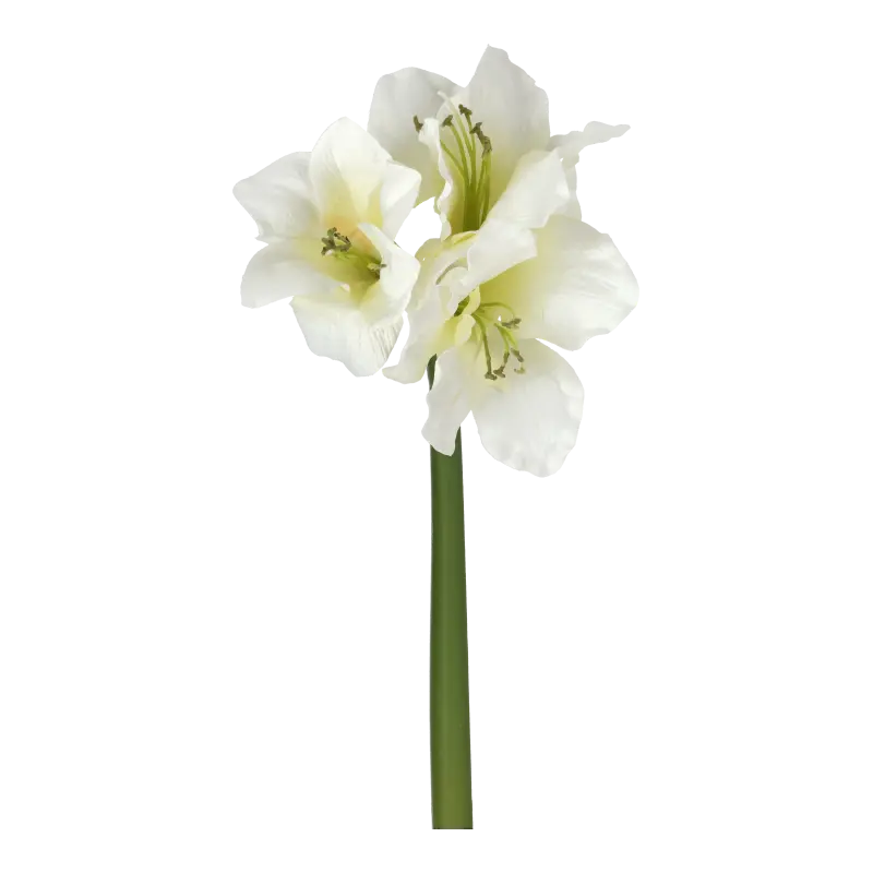 Kunstig Amaryllis stilk i creme - L: 60 cm.