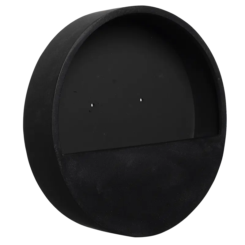 Wallhanger sort - Ø: 50 cm.