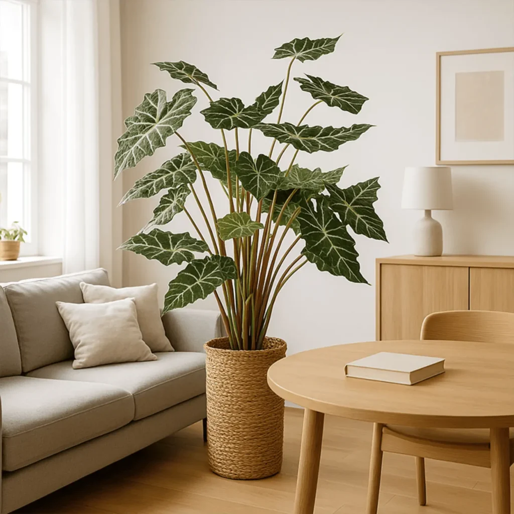 Kunstig Alocasia H: 110 cm.