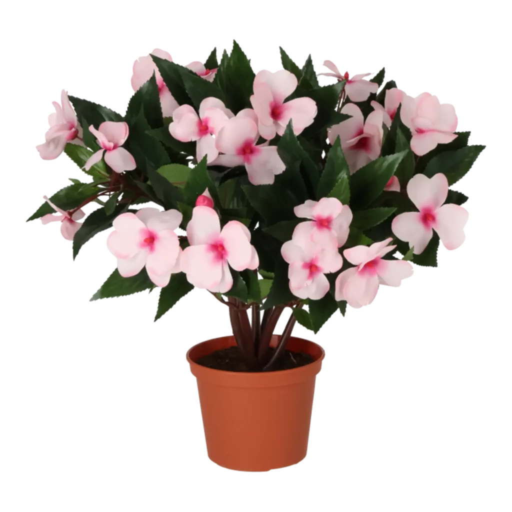 Kunstig flittiglise rosa - H: 31 cm.