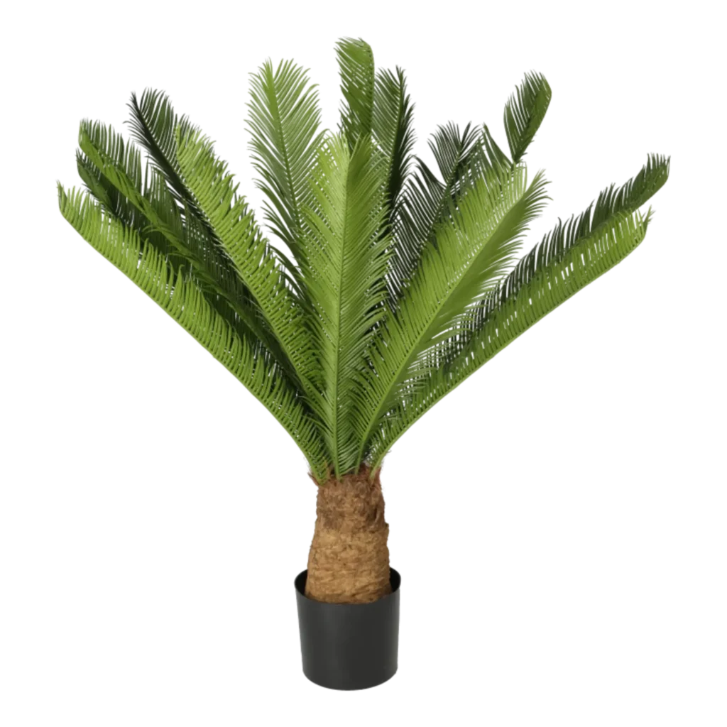 Kunstig Cycas palme H: 110 cm.