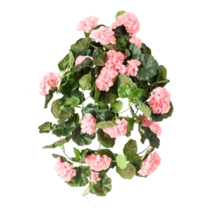 Kunstig Pelargonie hængeplante L: 65 cm.