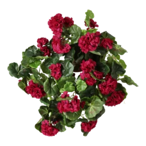Kunstig Pelargonie hængeplante L: 65 cm.