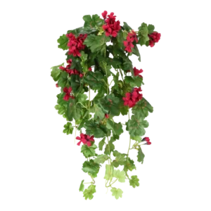 Kunstig Geranium cascade hængebusk violet - L: 72 .