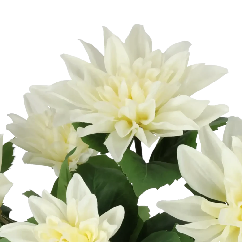 Closeup af Kunstig Dahlia H: 30 cm.