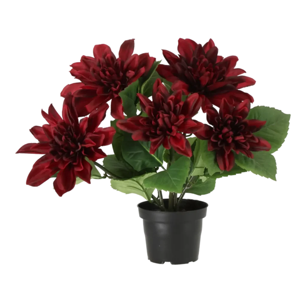 Kunstig Dahlia H: 30 cm.