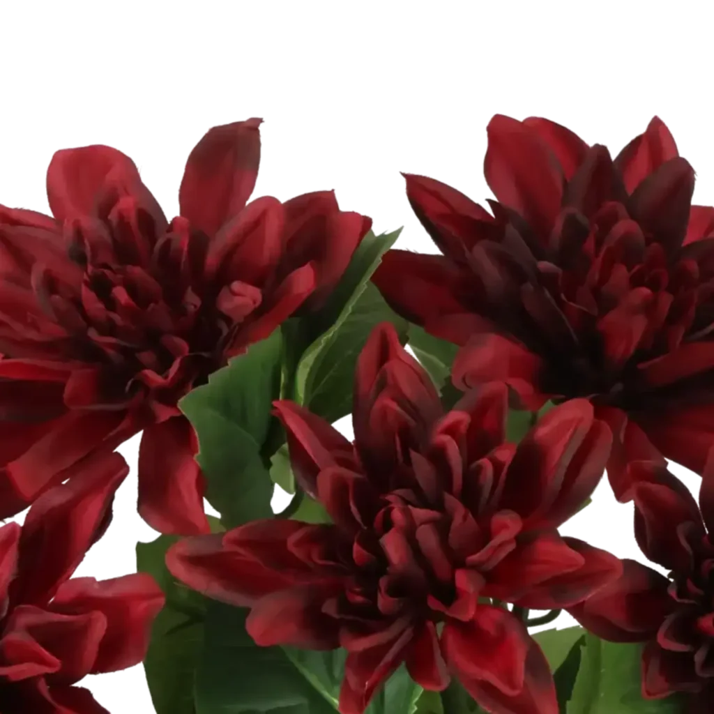Closeup af Kunstig Dahlia H: 30 cm.