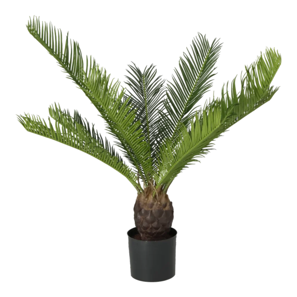 Kunstig Cycas palme H: 65 cm.