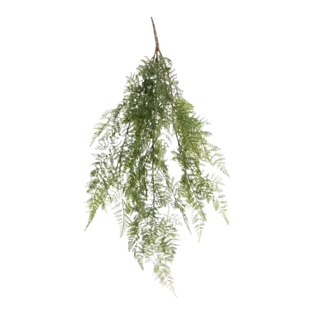Kunstig bregne hængeplante - L: 60 cm.