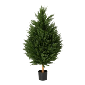 Kunstig cypress kegletræ - H: 110 cm.