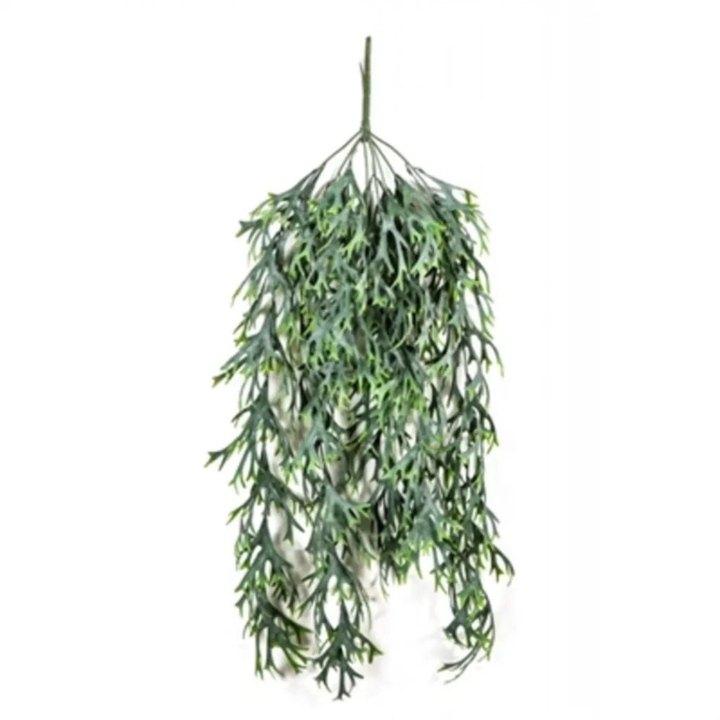 Kunstig Staghorn hængeplante L: 80 cm.