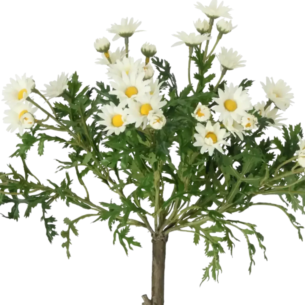 Closeup af Kunstig Marguerit opstammet H: 60 cm.