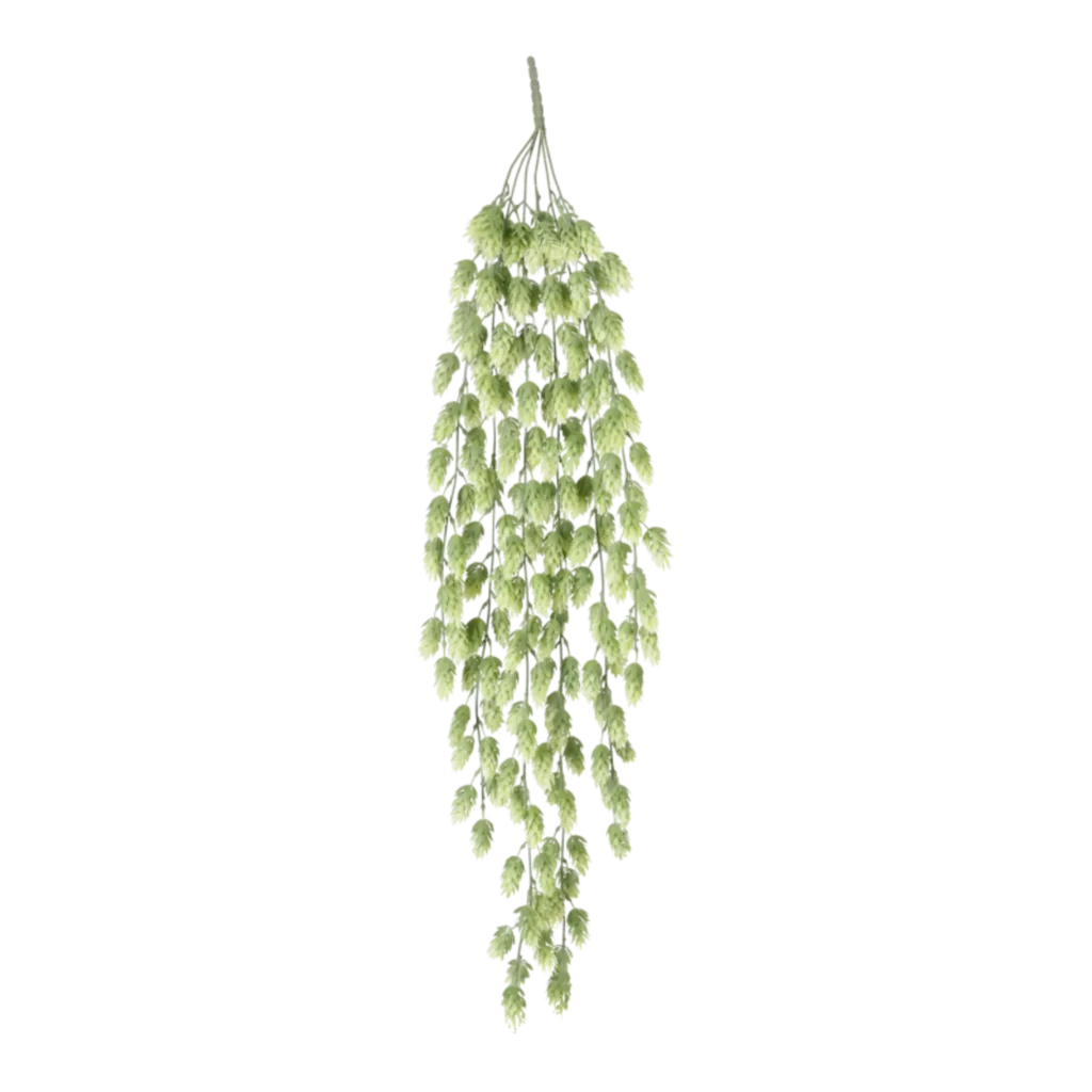 Kunstig humle hængeplante - L: 80 cm.