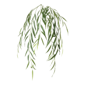 Kunstig piletræ gren - L: 134 cm.