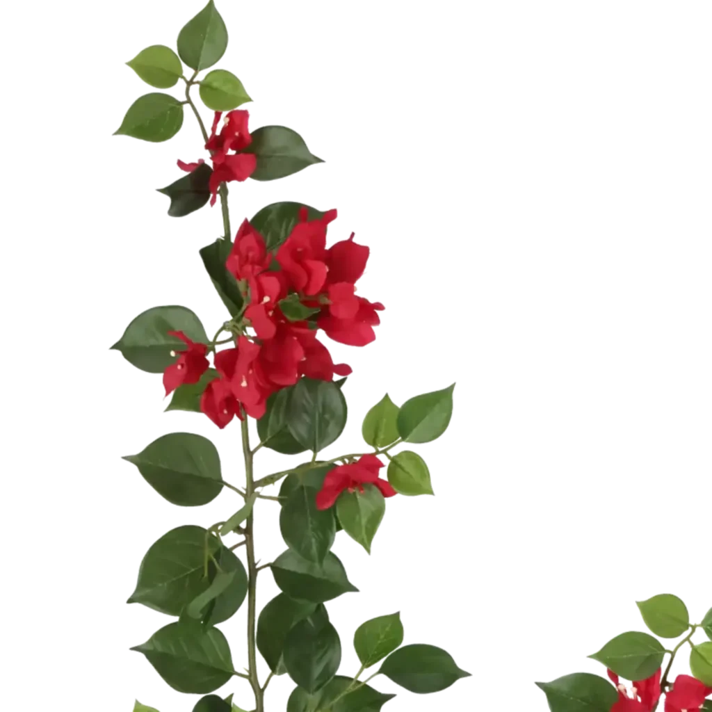 Closeup af Kunstig Bougainvillea L: 83 cm.