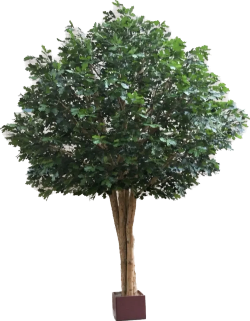 Kunstig Egetræ H: 370 cm.