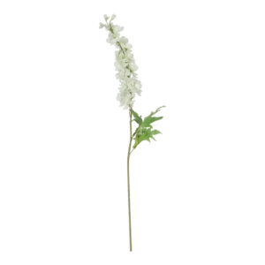 Kunstig ridderspore stilk i creme- L: 89 cm.