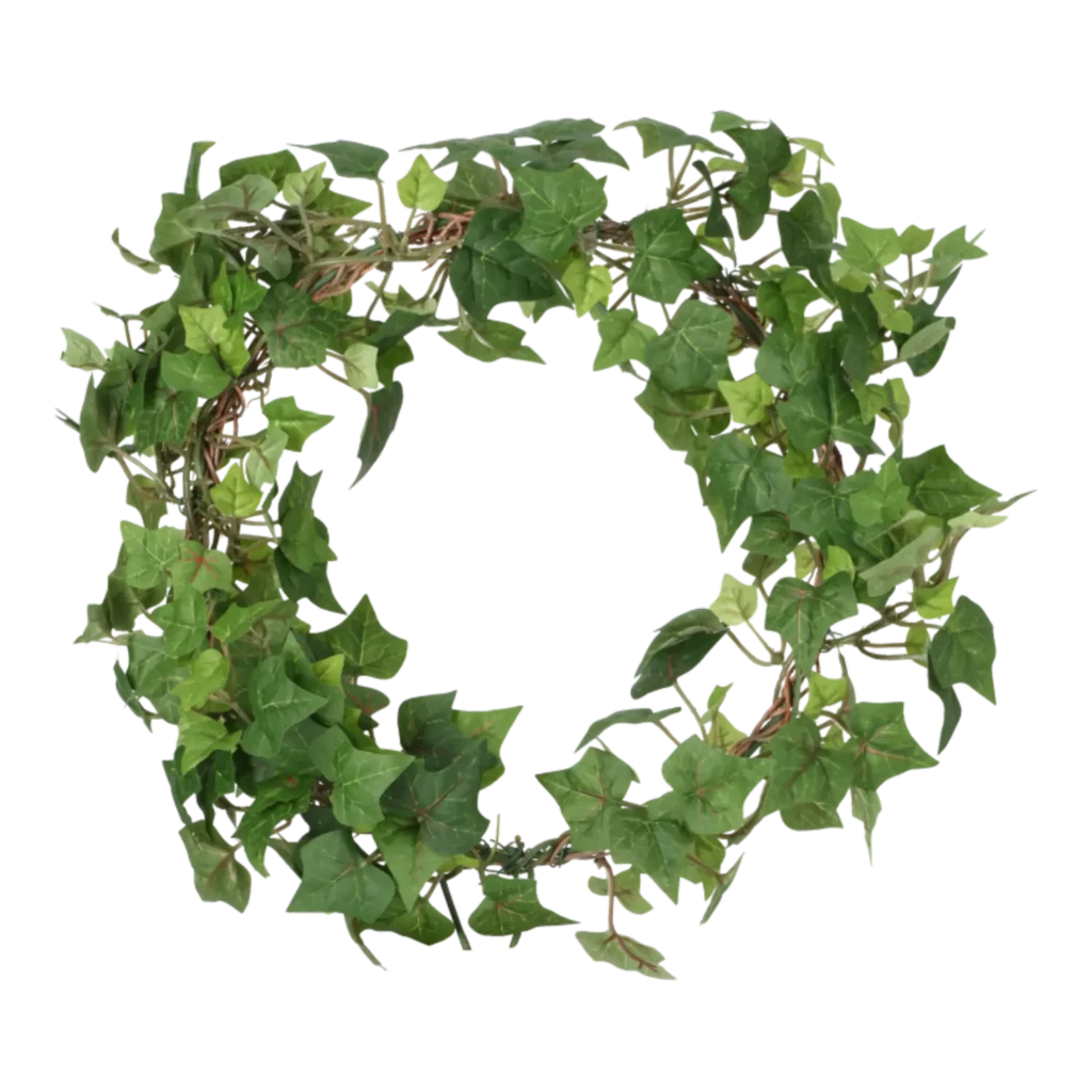 Kunstig Efeu krans Ø: 25 cm.