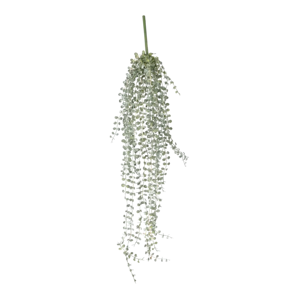 Kunstig mini blad hængeplante - L: 72 cm.