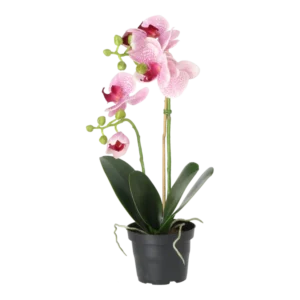 Kunstig Phalaenopsis Orkidé H: 45 cm.