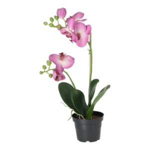Kunstig Phalaenopsis Orkidé H: 45 cm.