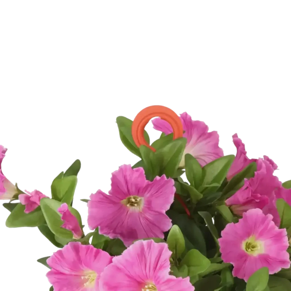 Closeup af Kunstig Petunia lilla H: 30 cm.