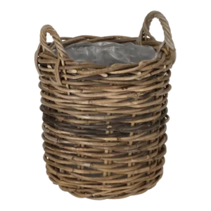 Rattan kurv rund Mellem.