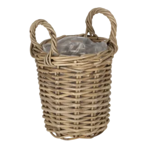 Rattan kurv rund Lille.