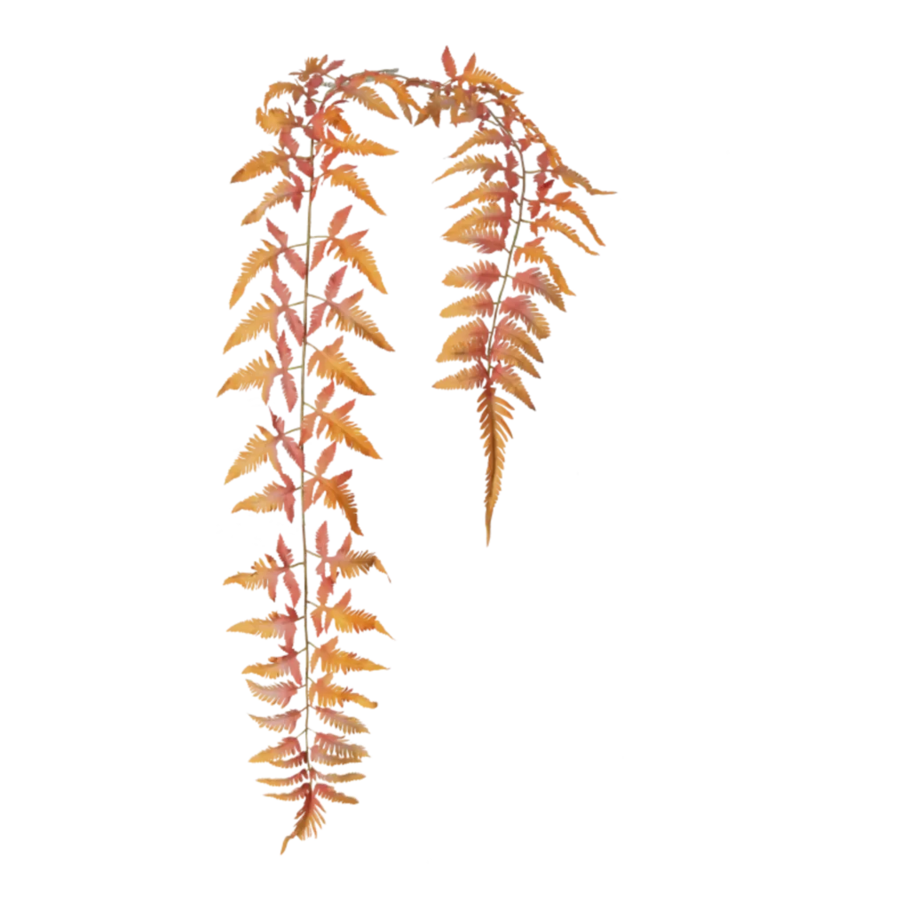 Kunstig bregne hængeplante - L: 55 cm.