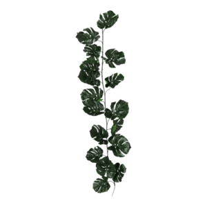 Kunstig monstera ranke - L: 180 cm.