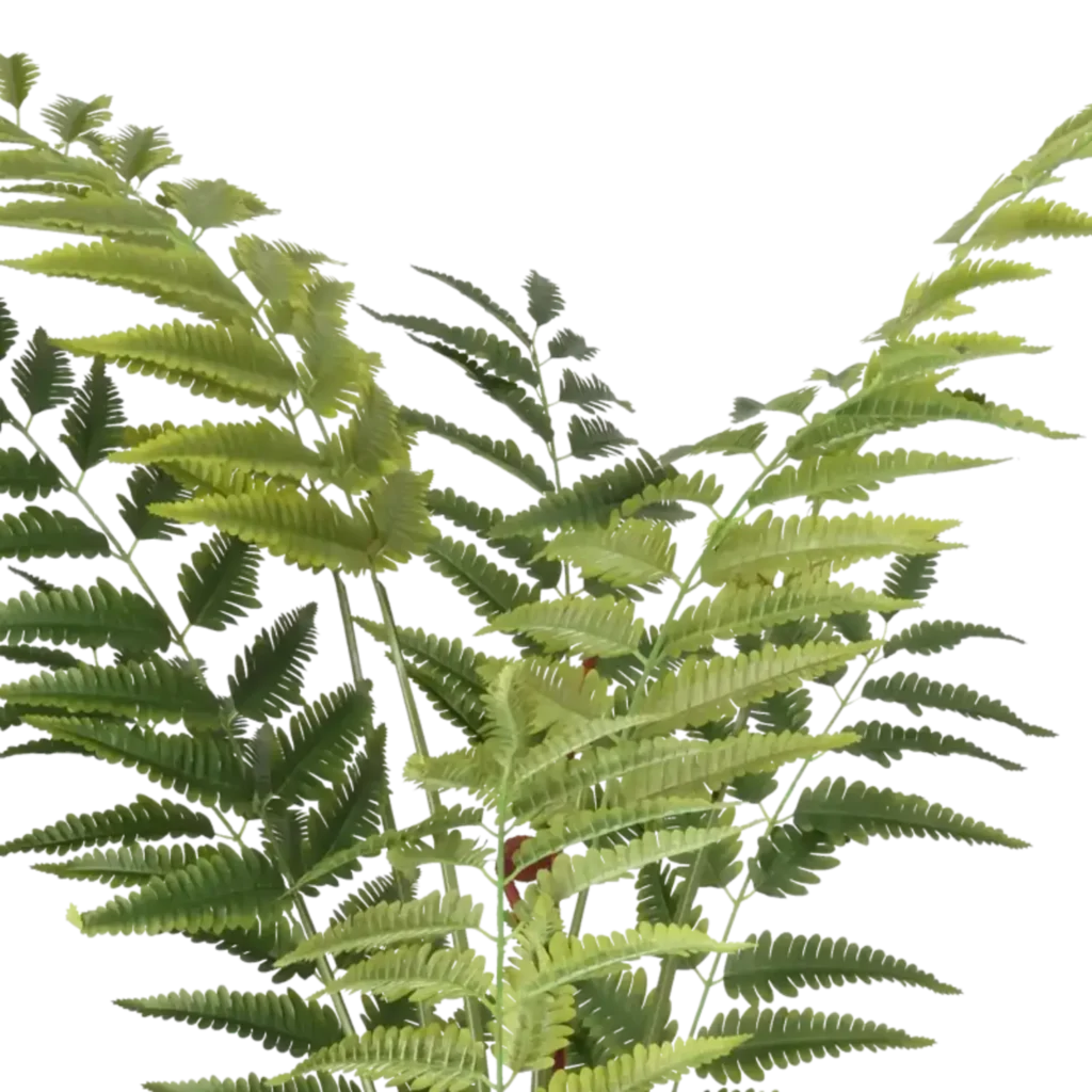 Closeup af Kunstig Bregne H: 150 cm.