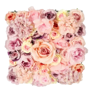 Kunstig Blomstermåtte 50 x 50 cm.