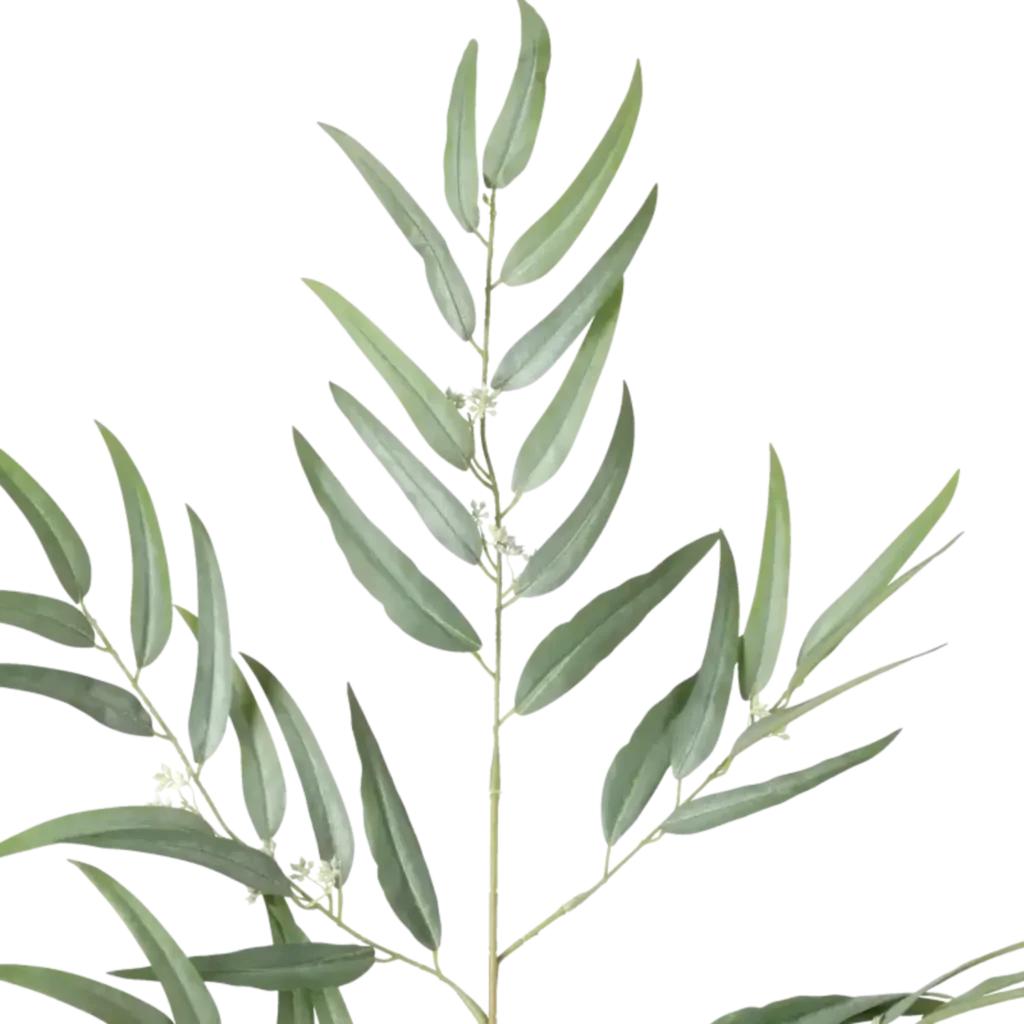 Closeup af Kunstig Eukalyptus L: 105 cm.