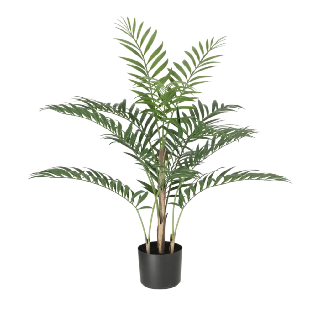 Kunstig Chamaedorea palme UV H: 90.