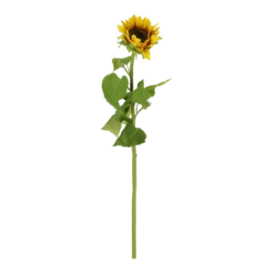 Kunstig solsikke stilk - L: 75 cm.