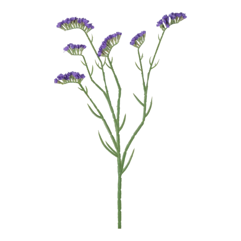 Kunstig statice stilk i lilla - L: 50 cm.