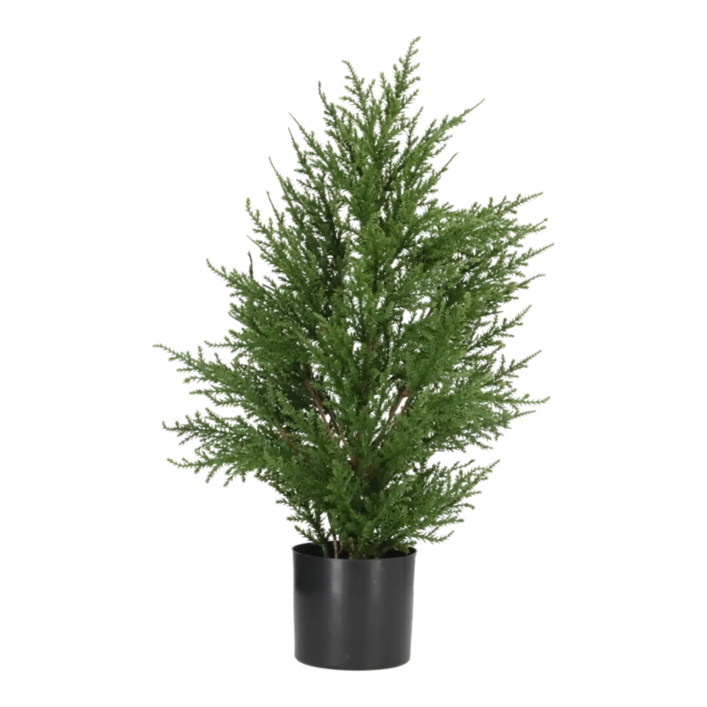 Kunstig thuja busk - H: 55 cm.