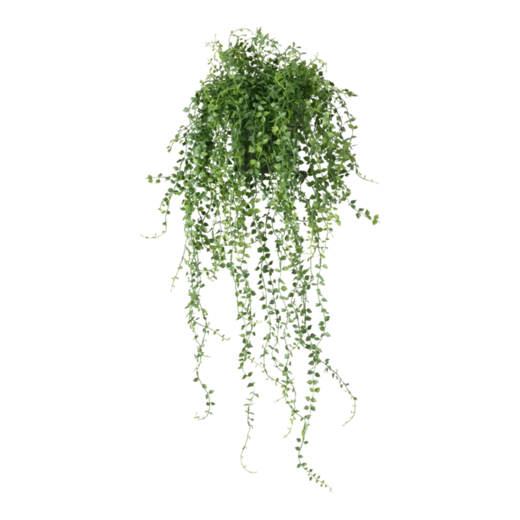 Kunstig mini blad hængeplante L: 80 cm.