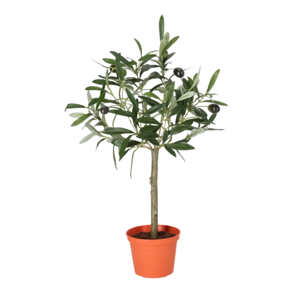 Kunstig mini oliventræ - H: 45 cm.