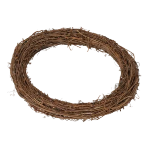 Kunstig Gren krans i brun - D: 30 cm.