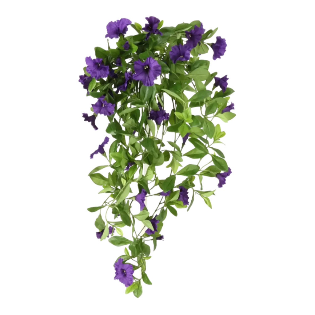 Kunstig Petunia hængeplante L: 85 cm.