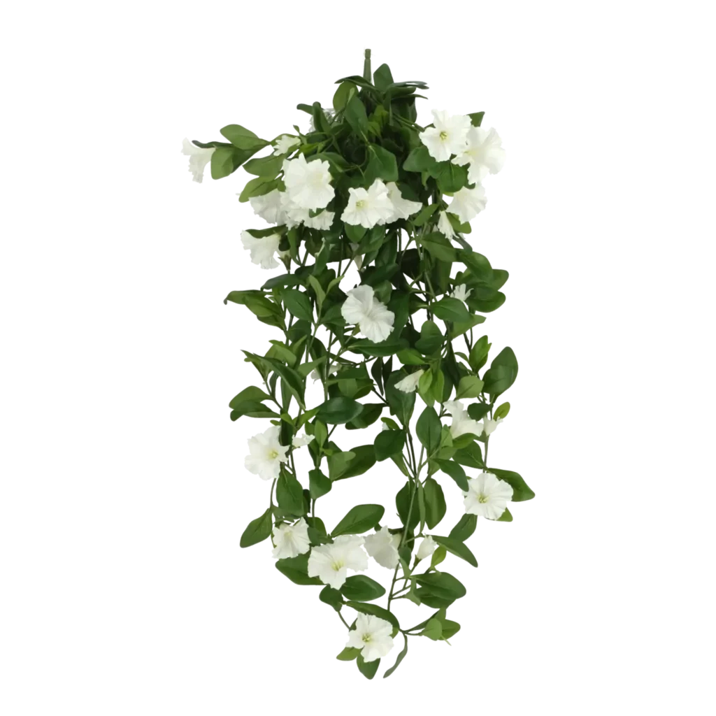Kunstig Petunia hængeplante L: 85 cm.