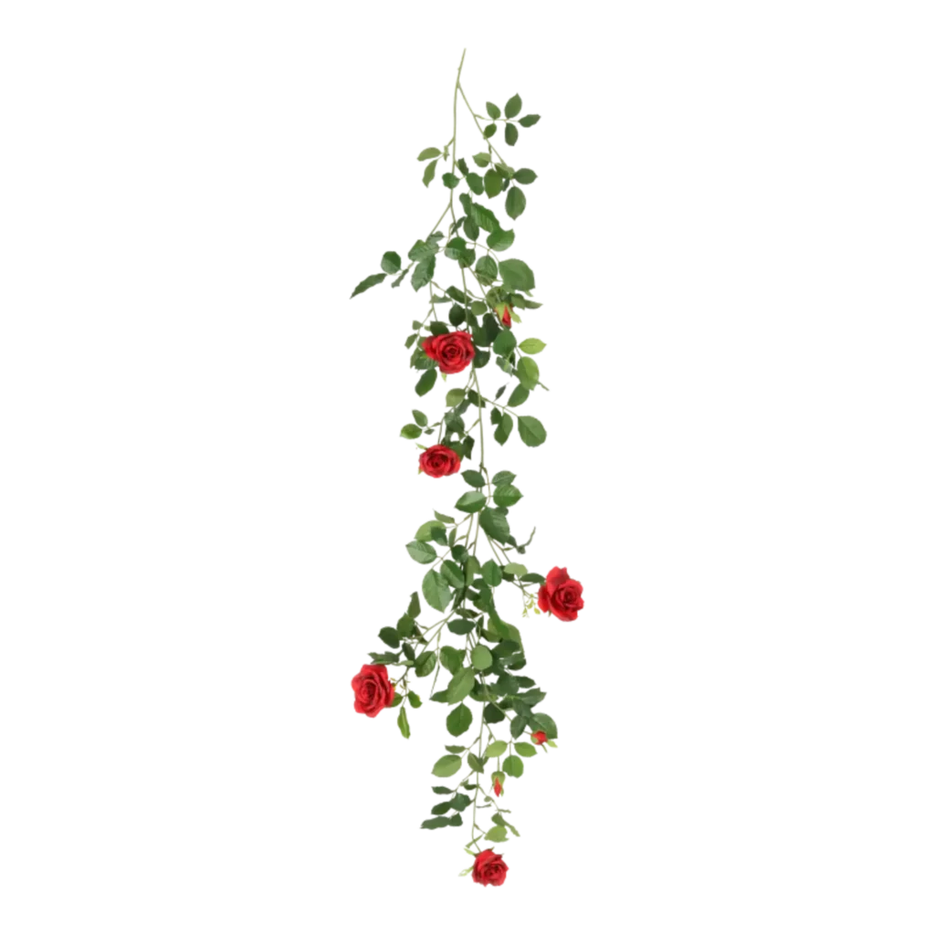 Kunstig Roseranke L: 147 cm.