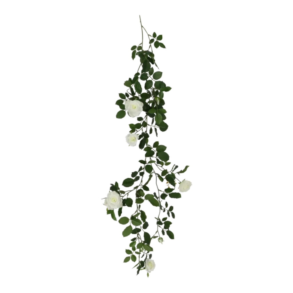 Kunstig Roseranke L: 147 cm.