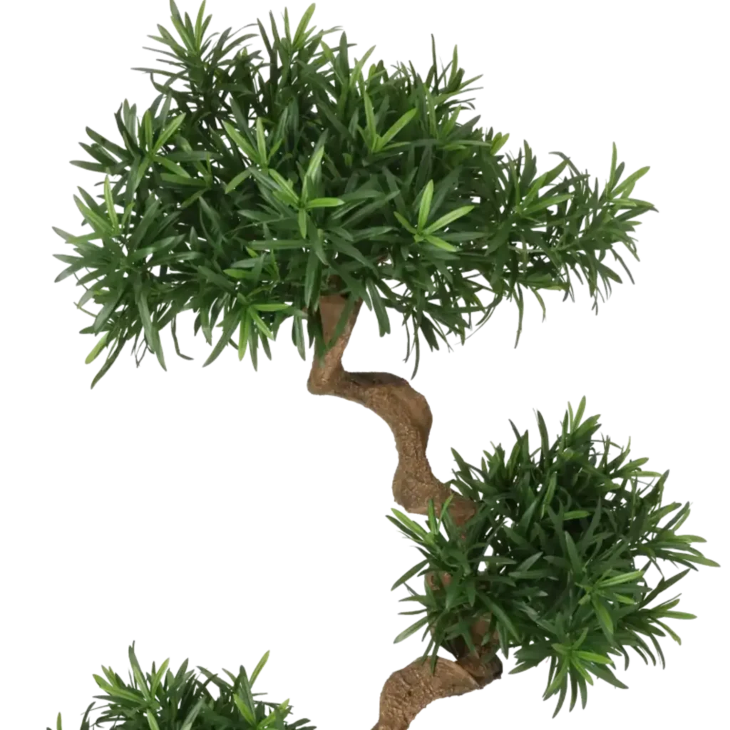 Closeup af Kunstig Podocarpus H: 135 cm.