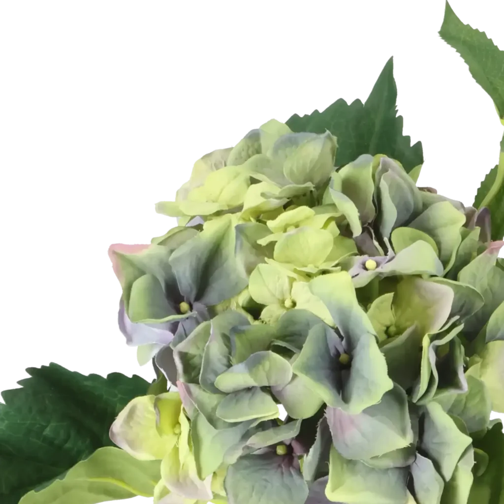 Closeup af Kunstig Hortensia H: 40 cm UDSOLGT.