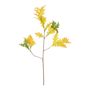 Kunstig Egetræ gren i gul/grøn - L: 110 cm.