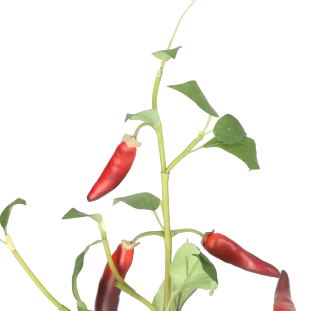 Closeup af Kunstig Chili L: 50 cm.