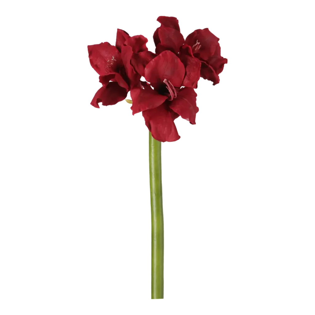 Kunstig Amaryllis L: 75 cm.