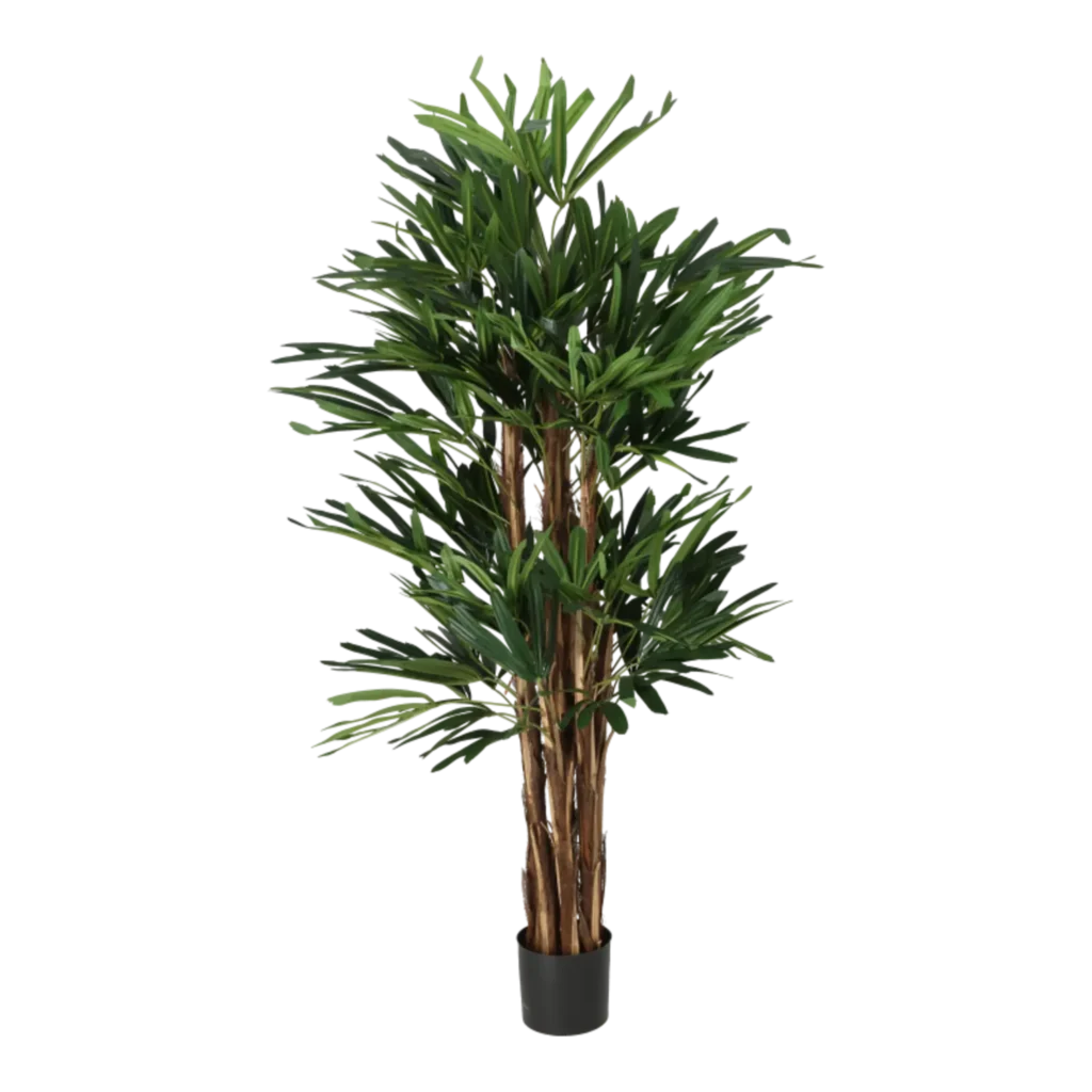 Kunstig Rhaphis palme H: 140 cm.